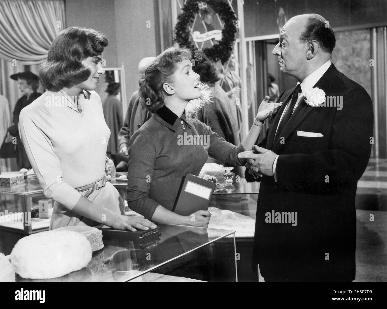 Nita Talbot, Debbie Reynolds, Robert H. Harris, on-set of the Film ...