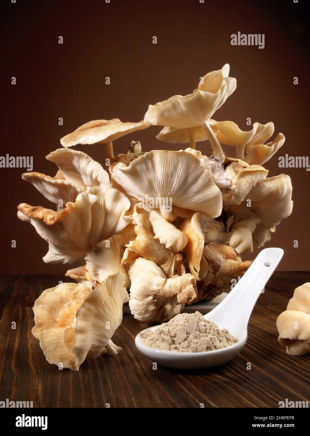 Shiitake Mushrooms Healthy Nutrition Stock Photo Alamy