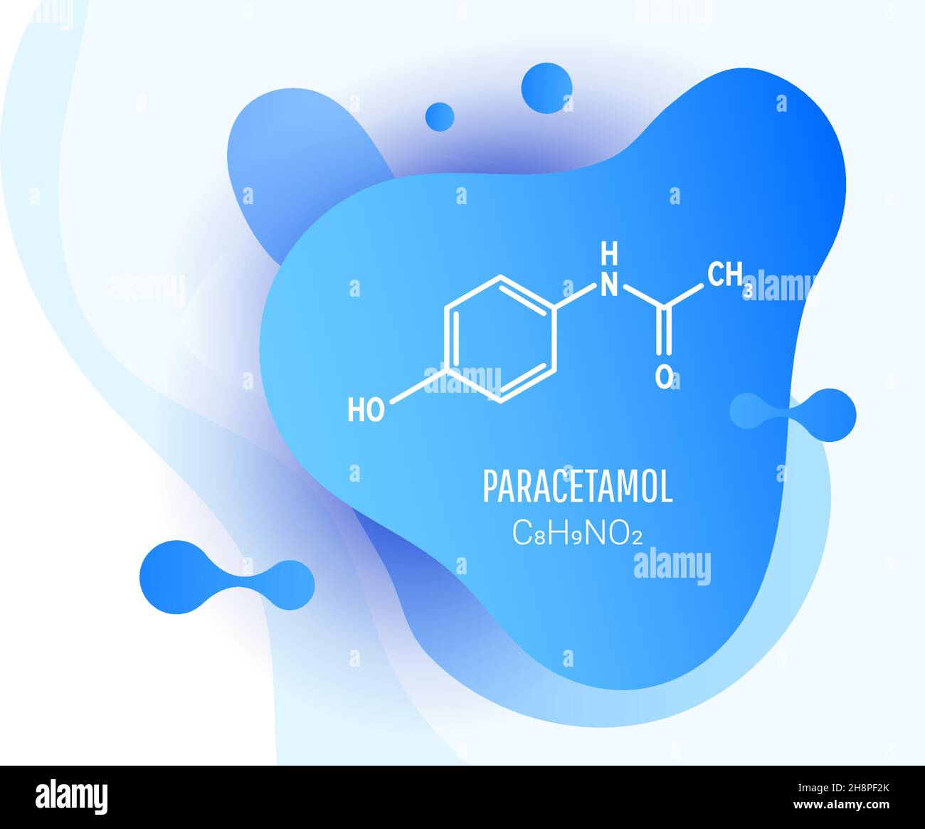 Paracetamol acetaminophen Stock Vector Images Alamy