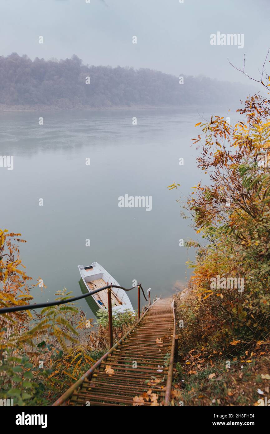 Metal Stairs Leading Into A Lake Stock Photo Alamy metal-stairs-leading-into-a-lake-stock-photo-alamy