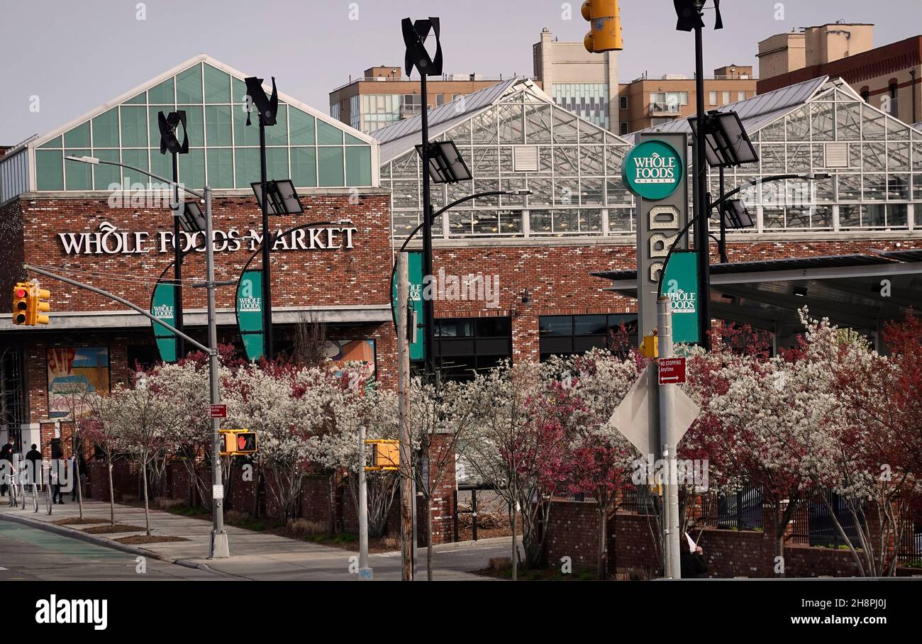 Whole Food Market at the Gowanus Canal third street bridge in Brooklyn