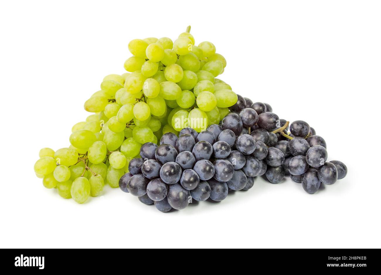 grapes isolated on a white cutout Stock Photo
