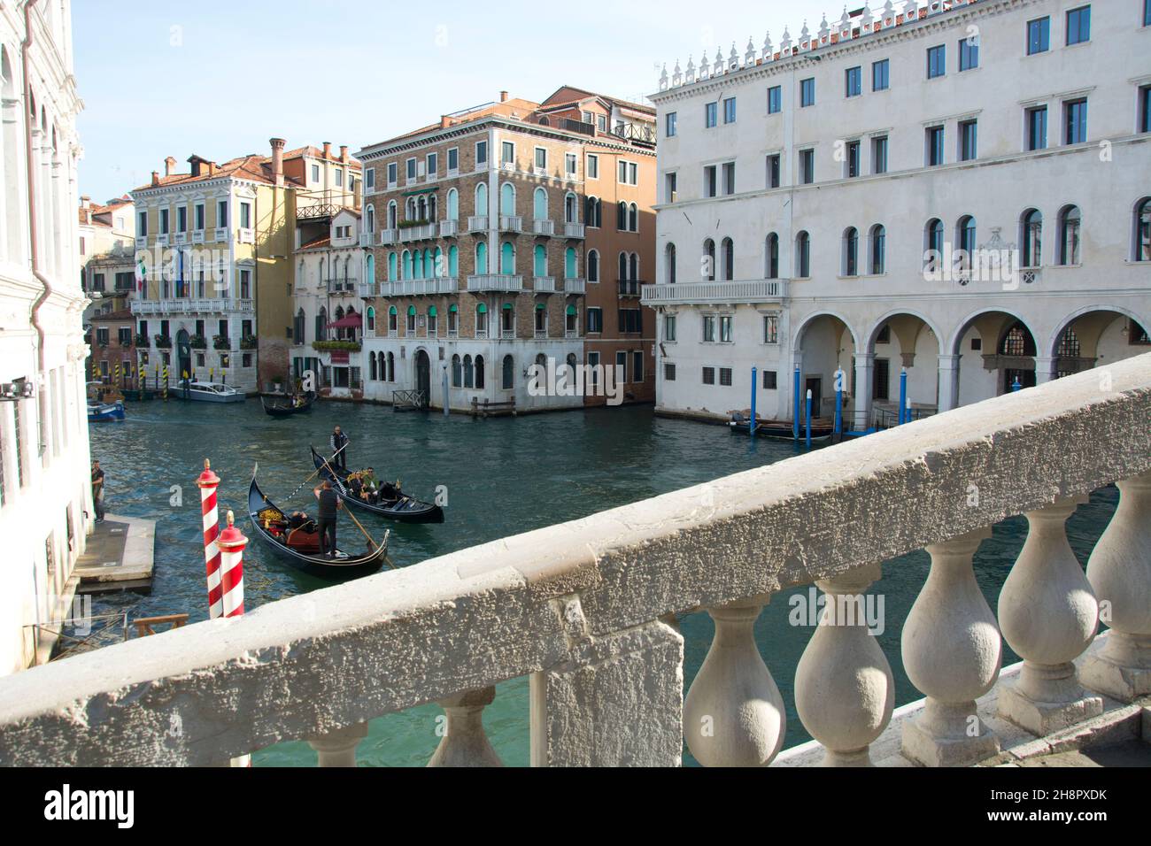 Eindrücke aus den Kanälen Venedigs Stock Photo