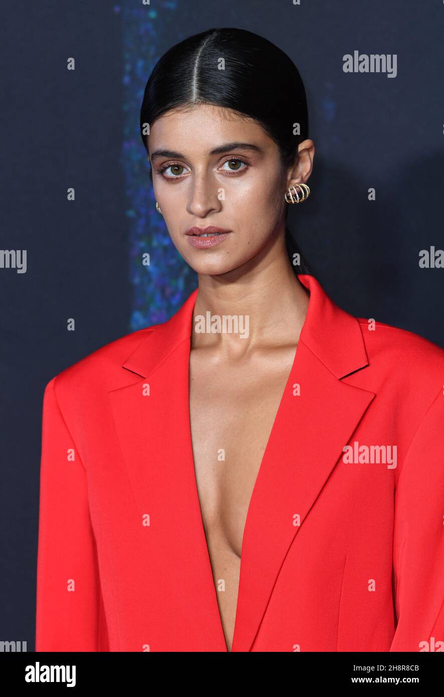 London, UK. December 1st, 2021. London, UK. Anya Chalotra arriving at the World Premiere of The Witcher, Season 2, Odeon Luxe Leicester Square, London. Credit: Doug Peters/EMPICS/Alamy  Live News Stock Photo