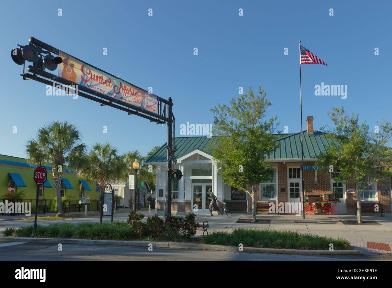 Downtown Dunedin, Florida Stock Photo Alamy