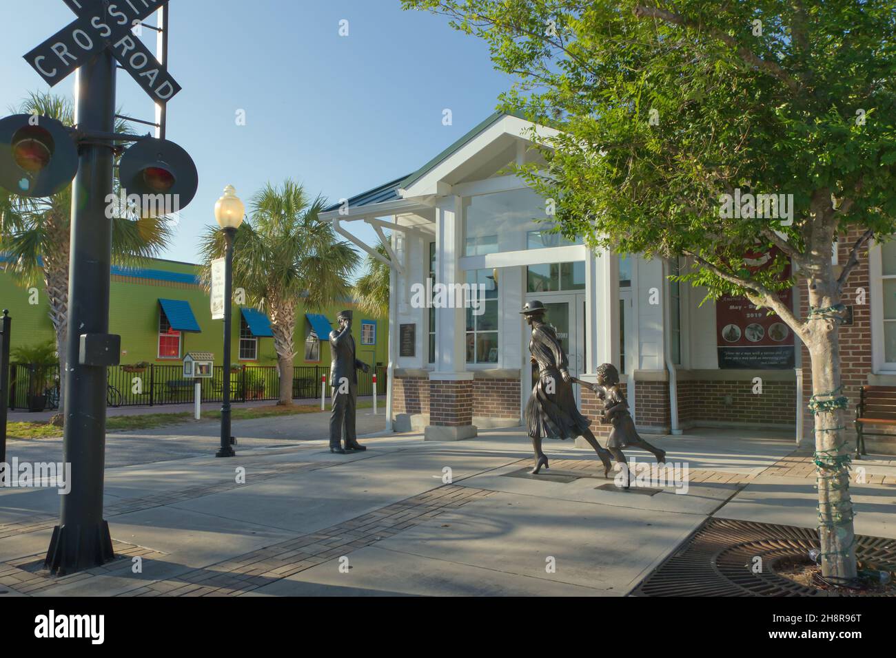 History museum in downtown Dunedin, Florida Stock Photo Alamy