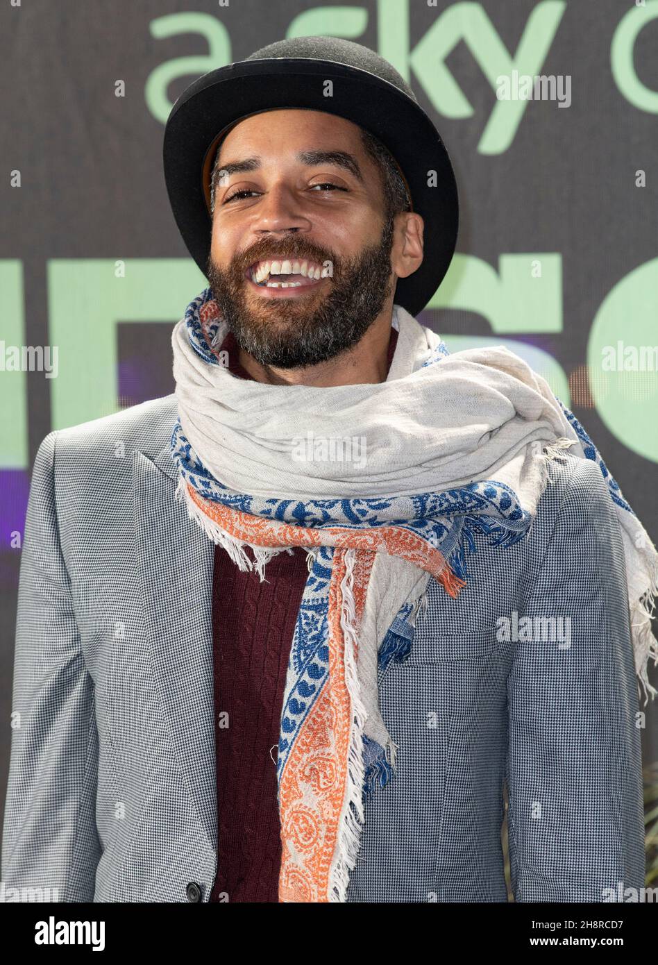 London, UK. 30th Nov, 2021. Samuel Anderson attends the UK Premiere of Sky Original film 'Landscapers' at Queen Elizabeth Hall. (Photo by Gary Mitchell/SOPA Images/Sipa USA) Credit: Sipa USA/Alamy Live News Stock Photo