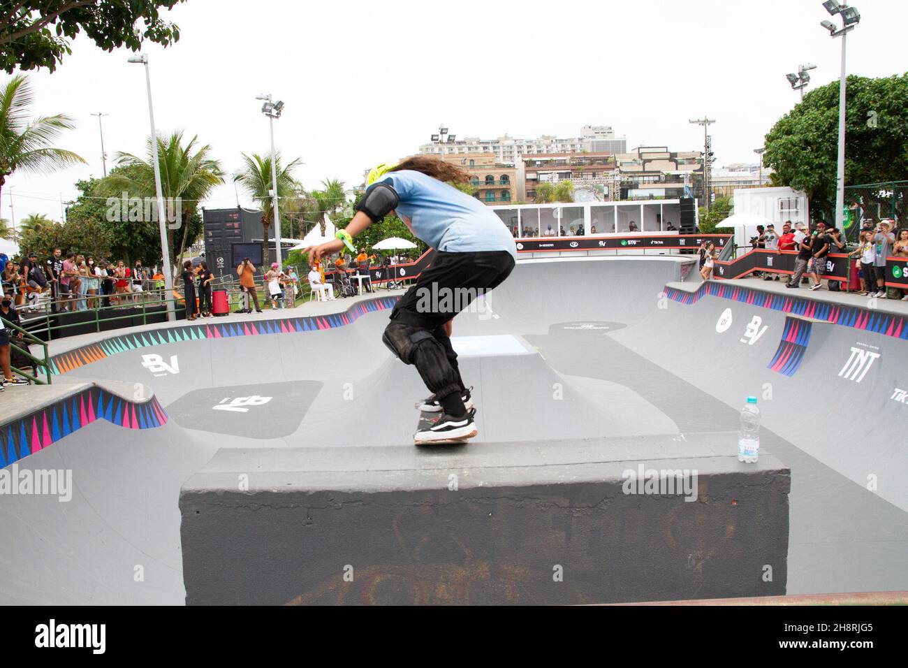 Rio de Janeiro, Rio de Janeiro, Brasil. 1st Dec, 2021. World skaters in  Street and Park participate in the 4th edition of the Oi STU Open. December  1Ã‚Âº, 2021, Rio de Janeiro,