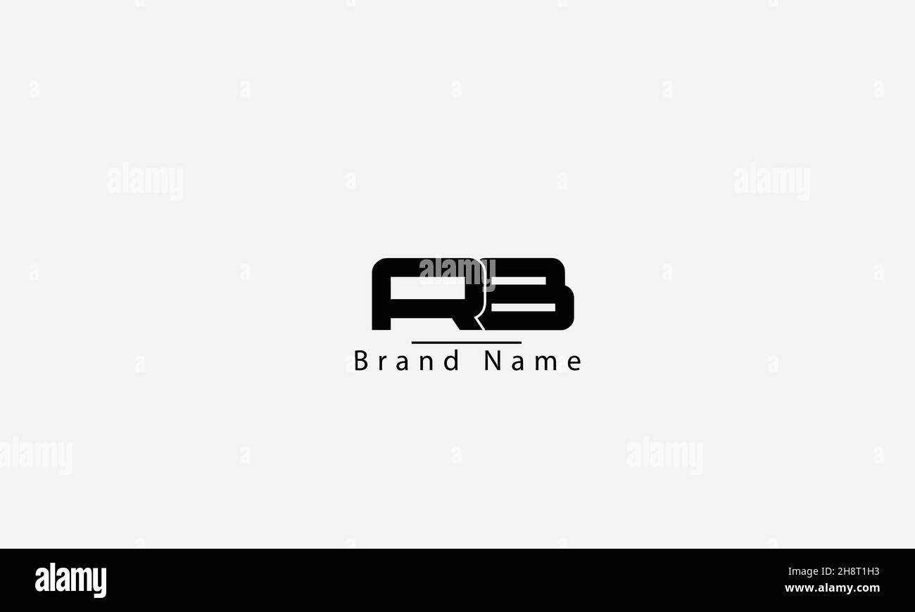RB BR R B abstract vector logo design Stock Vector Image & Art - Alamy