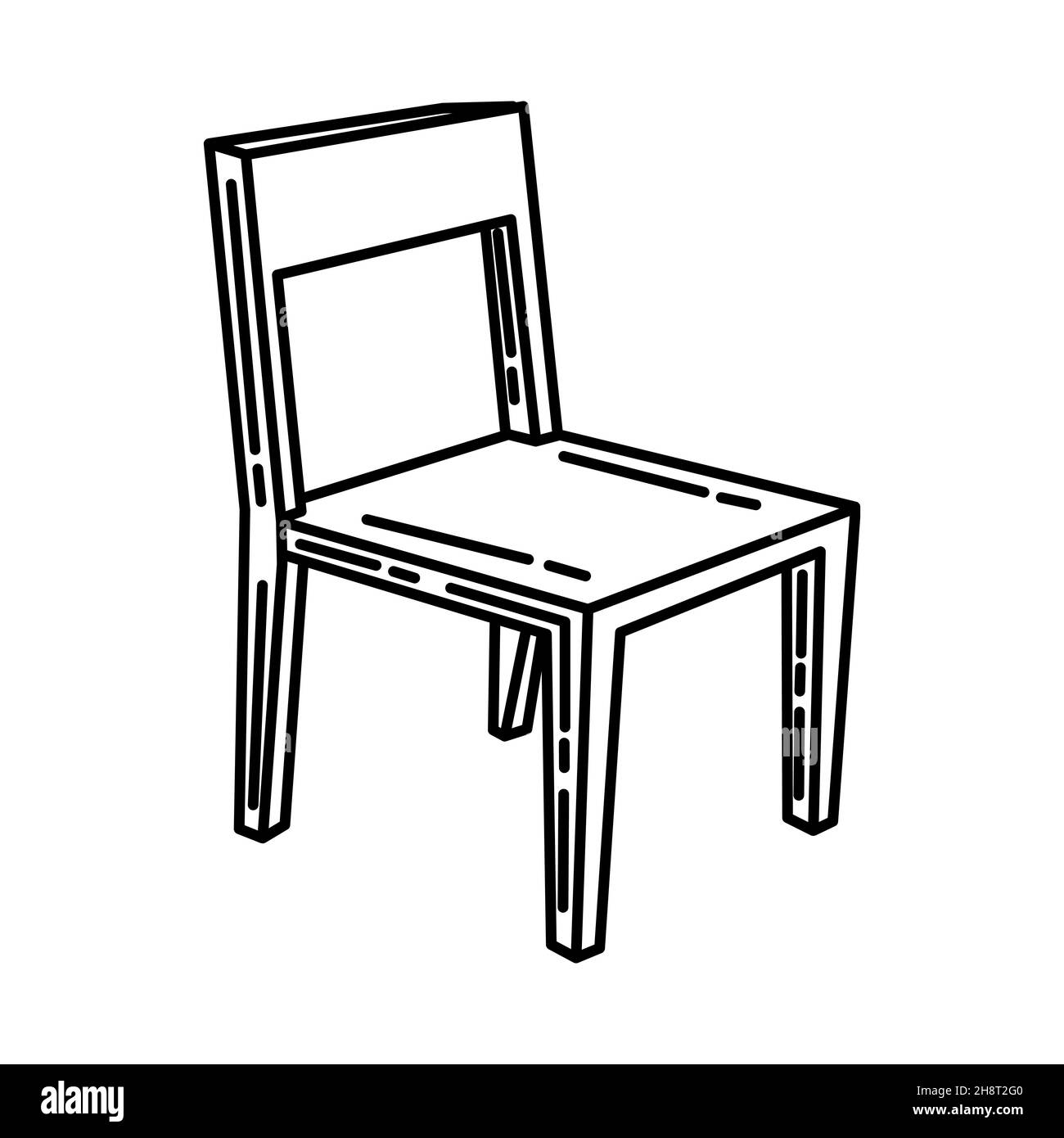 Kitchen wood chair Black and White Stock Photos \u0026 Images - Alamy, image size:1300x1390