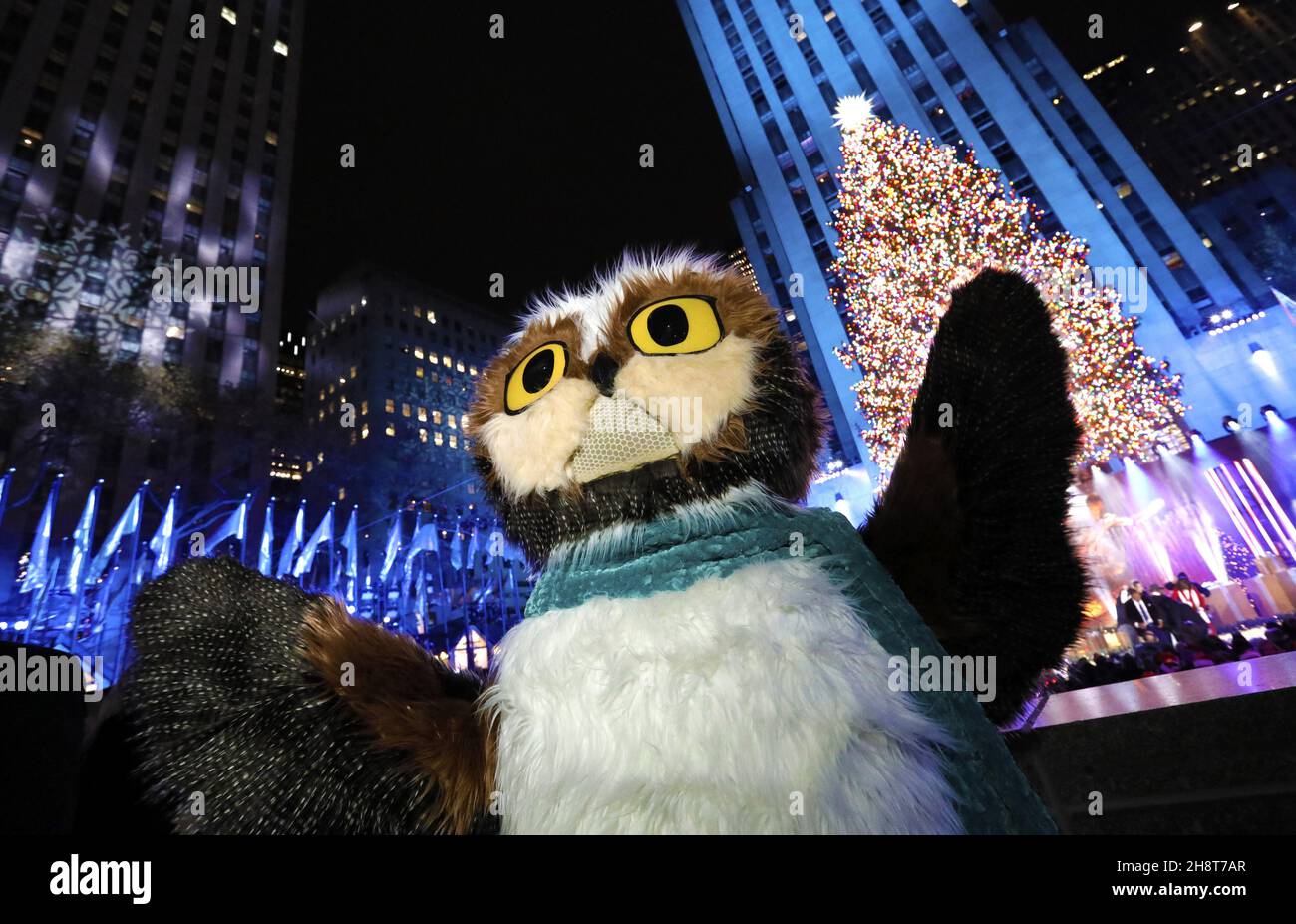 rockefeller owl stuffed animal