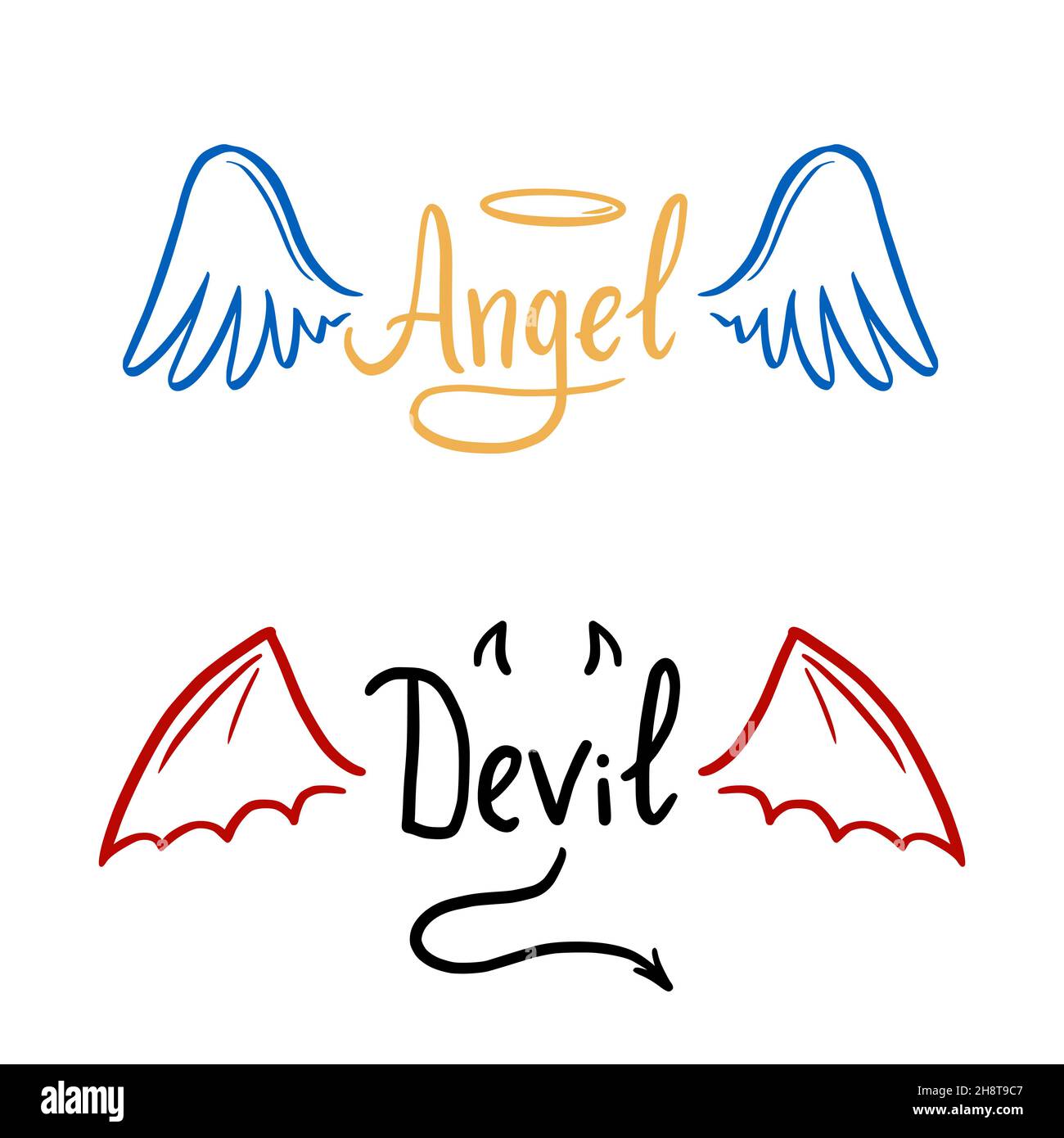 Devil wings hi-res stock photography and images - Alamy