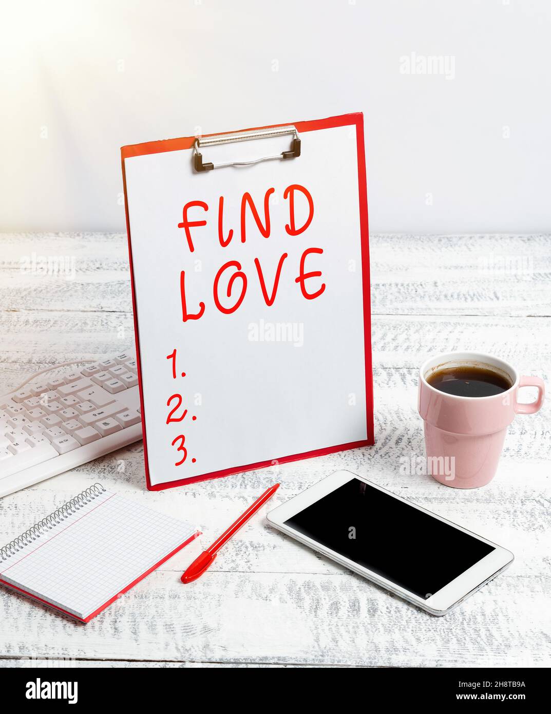Handwriting text Find Love. Word Written on affection for another ...