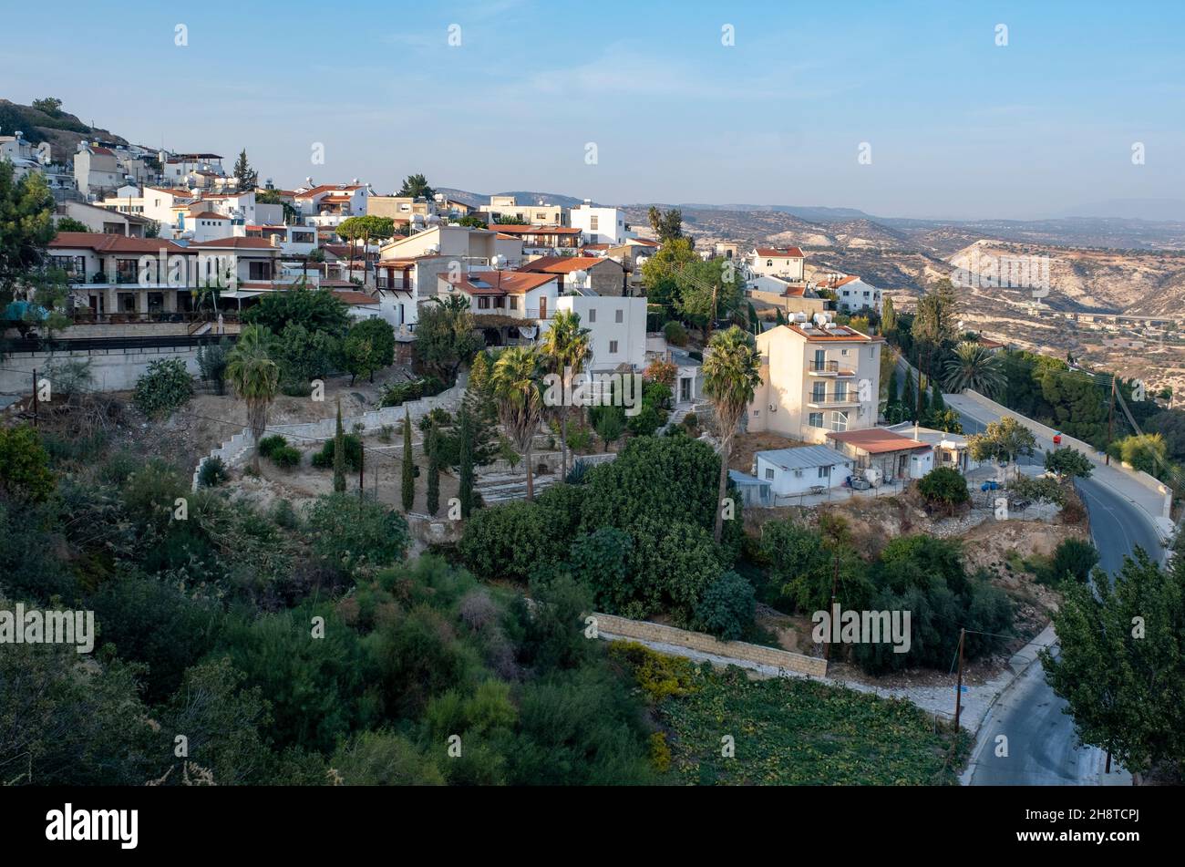 Pissouri Village, Limassol district, Cyprus. Stock Photo