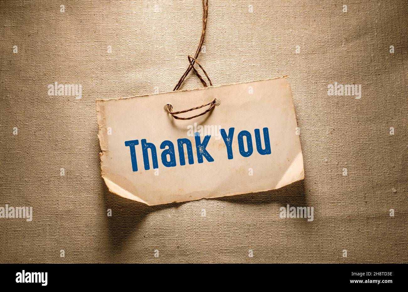 Close up of Thank You Word , Thanks Concept Idea Stock Photo - Alamy