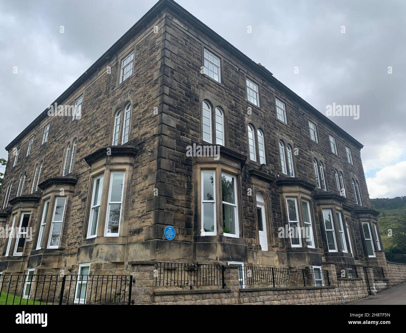 Charles Darwin house Hillside Ilkley Stock Photo Alamy