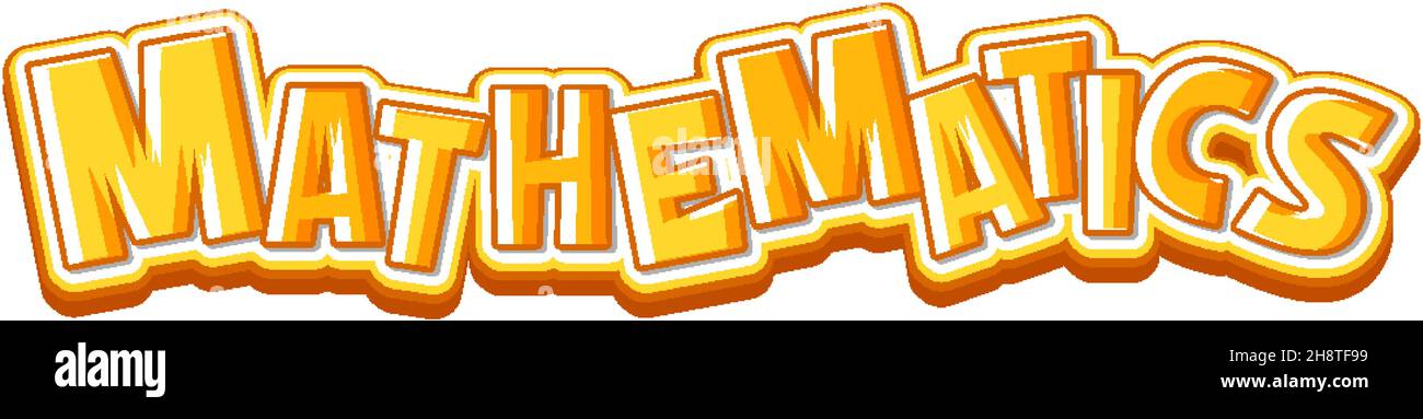 A yellow mathematics font icon illustration Stock Vector Image & Art ...