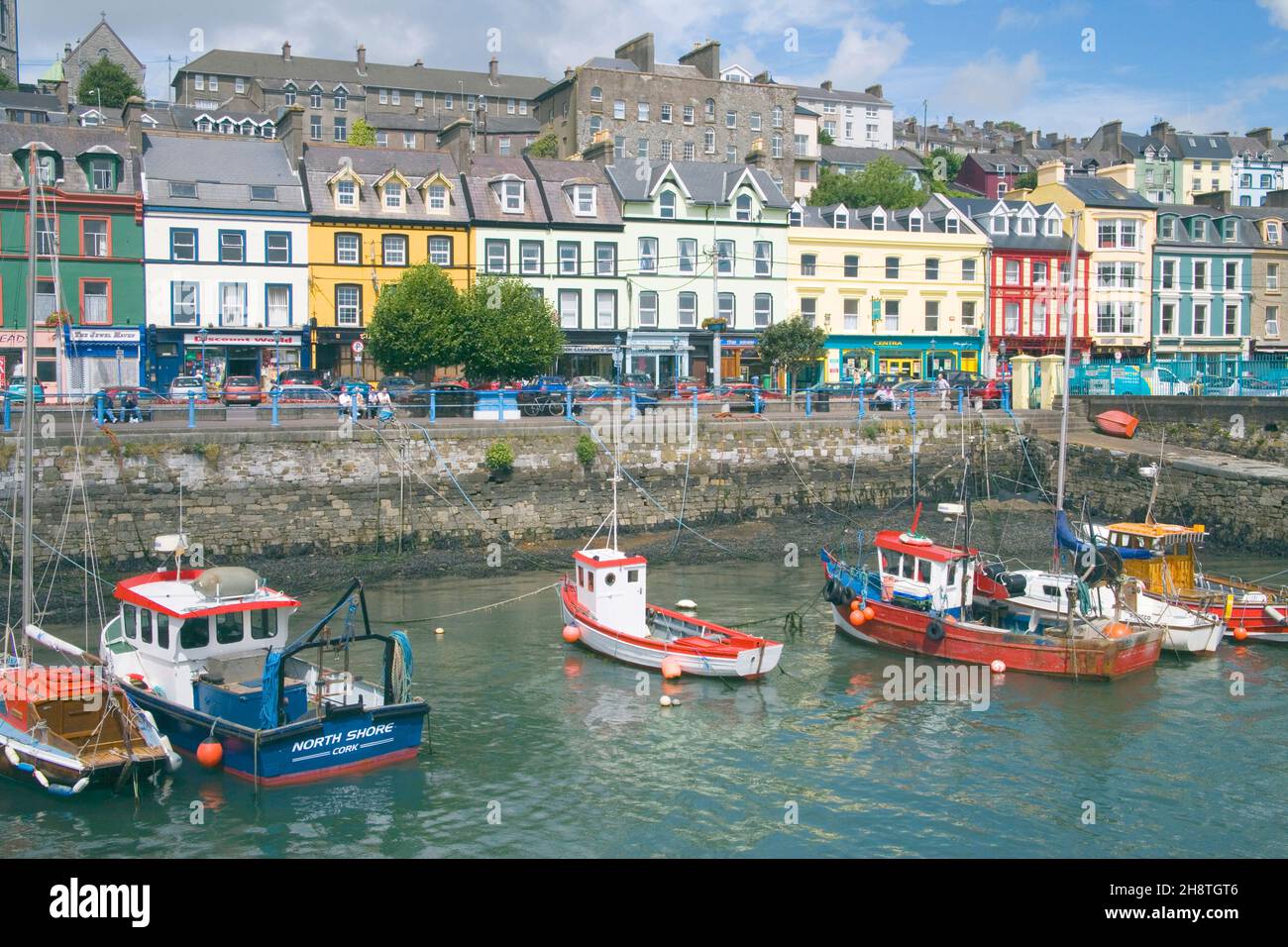 the pretty harbour at cobh in cork southern ireland Stock Photo