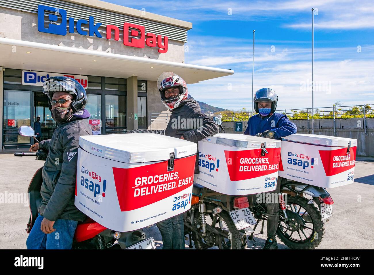 Cape Town, South Africa - September 9, 2021: Express Service delivery ...