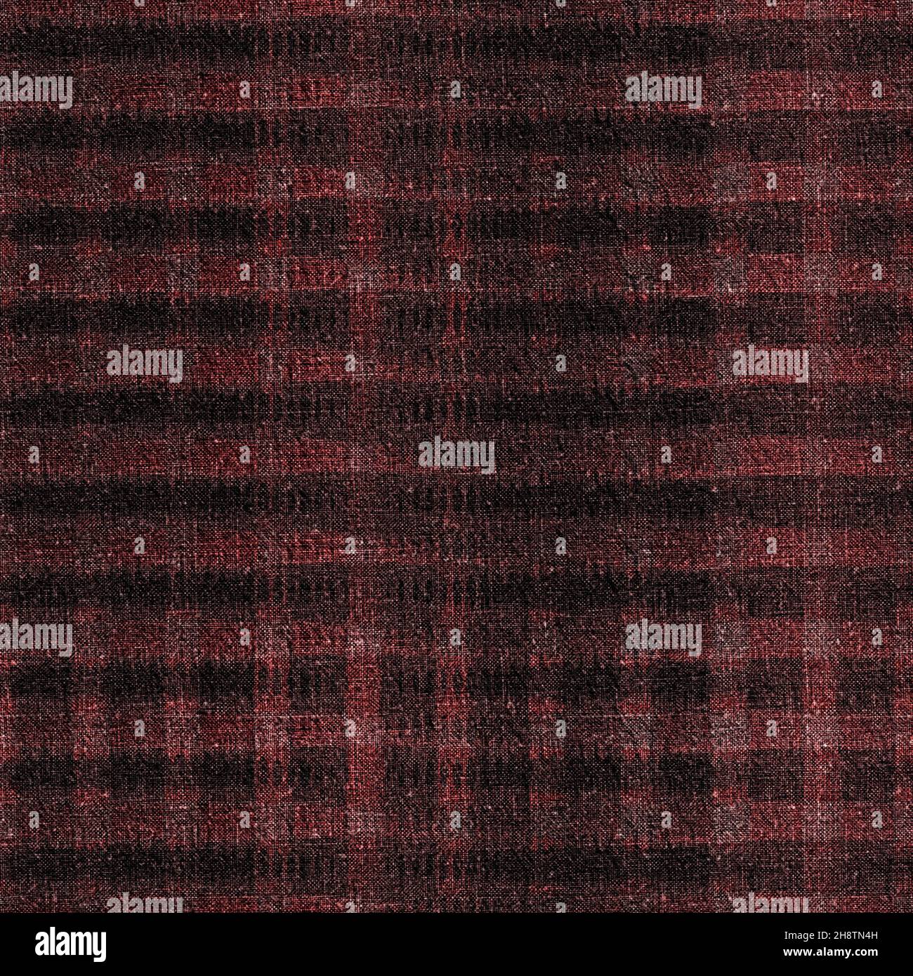 Checker Rustic Retro red black buffalo plaid check seamless pattern. Traditional ...