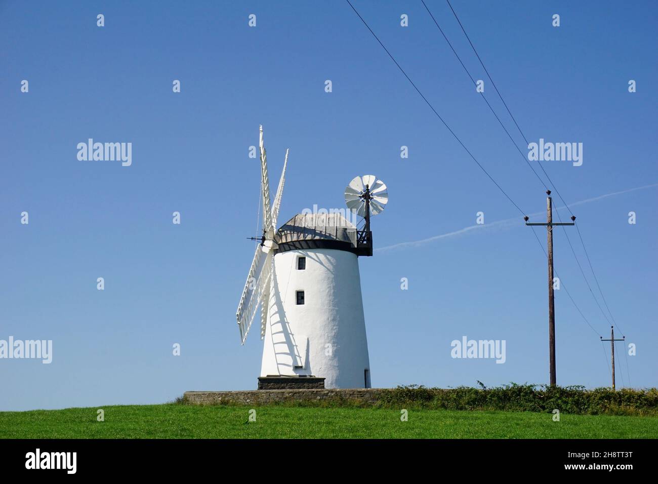Ballycopeland Windmill built around the 1780 or 90s. Millisle, Northern Ireland Stock Photo