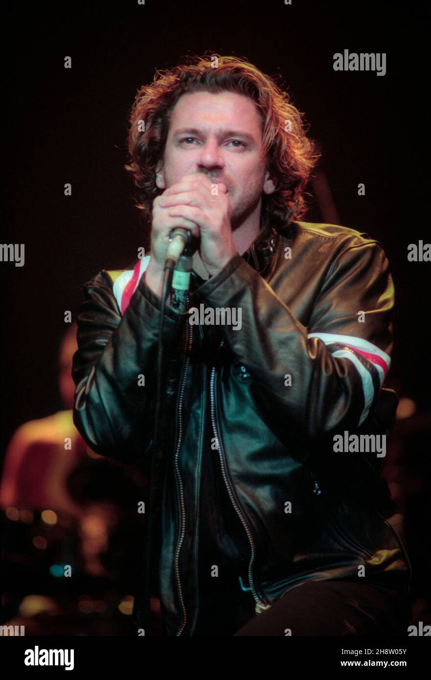 Michael Hutchence, lead singer of Australian rock group INXS - verloop.io