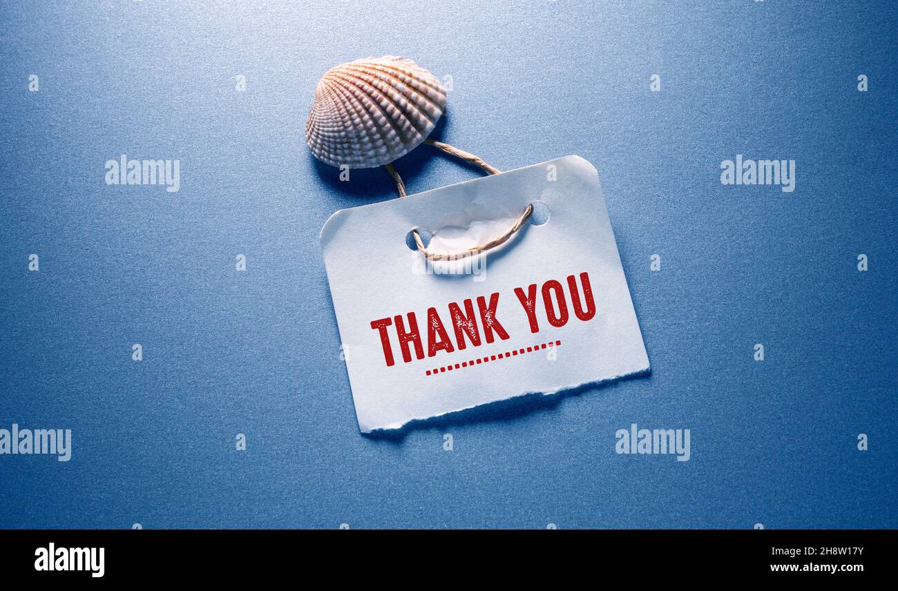 Close up of Thank You Word , Thanks Concept Idea Stock Photo - Alamy