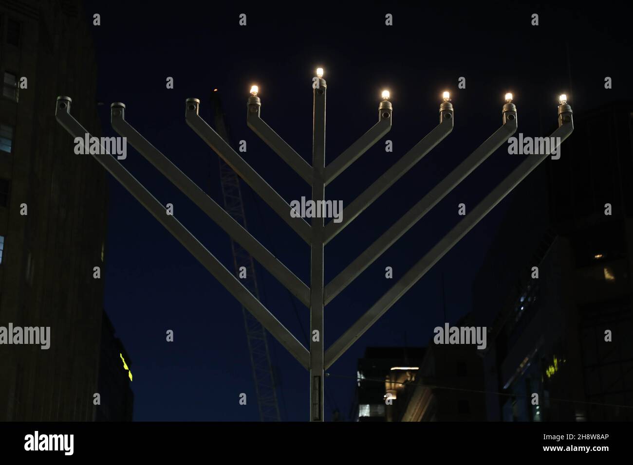 Sydney, Australia. 2nd December 2021. Hanukkah, also known as the