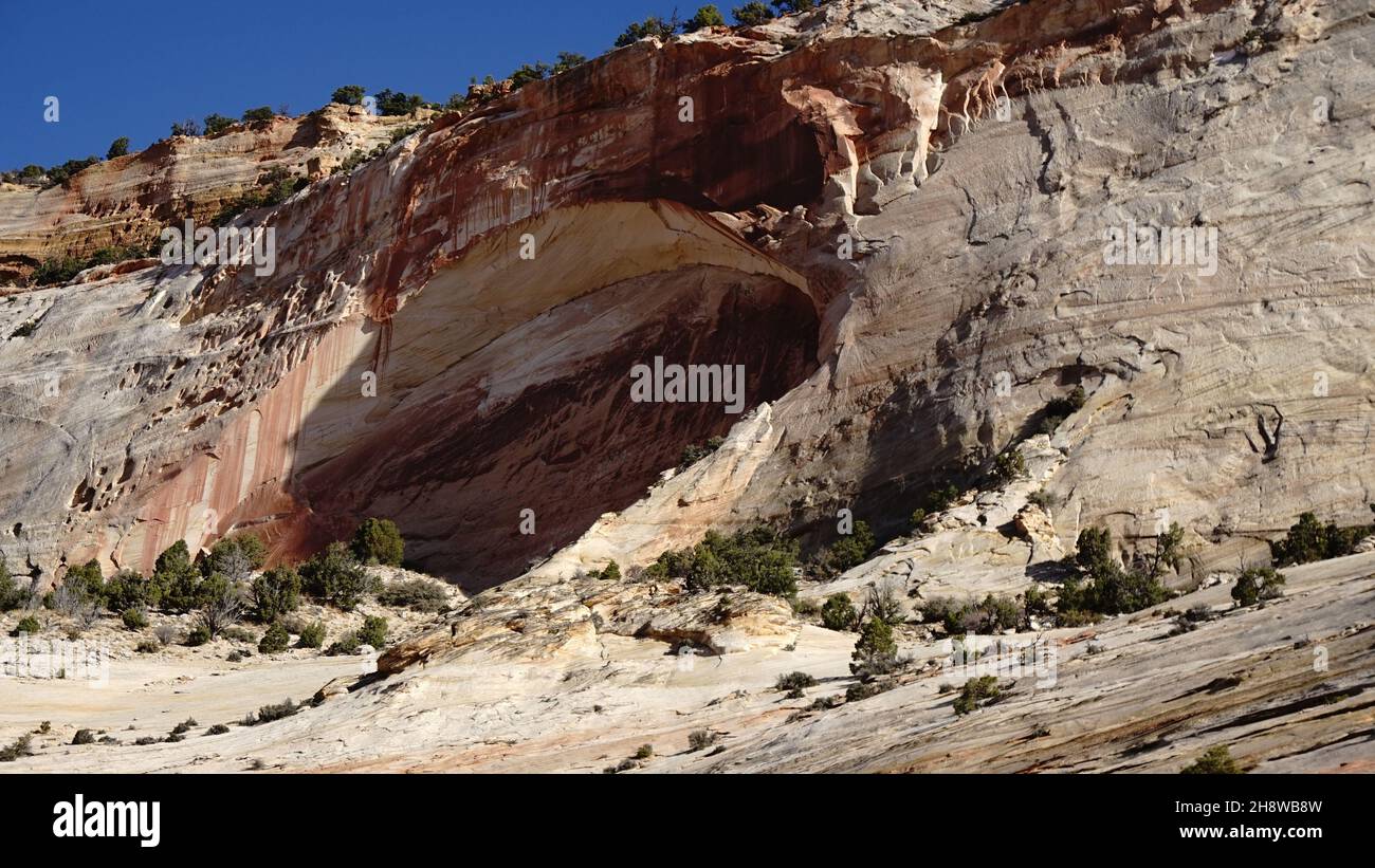 Zion canyons steep red cliffs hi-res stock photography and images - Alamy