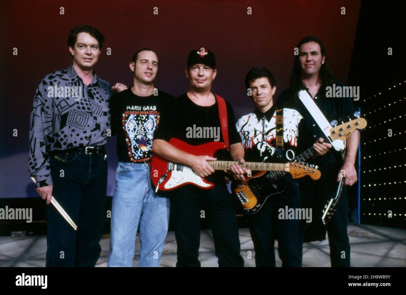 Spider Murphy Gang, Münchner Rock 'n' Roll Band, 1992. Spider Murphy Gang, Munich Rock 'n' Roll band, 1992. Stock Photo