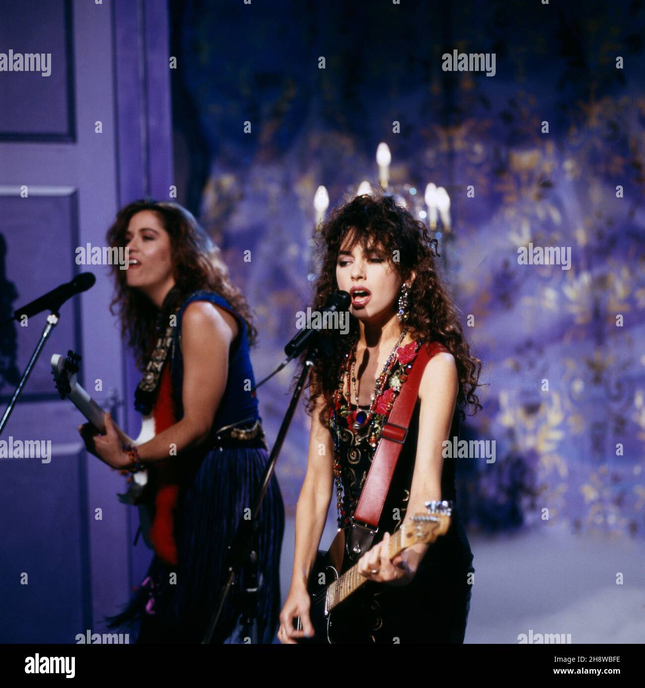 The Bangles, amerikanische Rock, Pop, New Wave FrauenBand, im Bild Vicki Peterson, Susanna