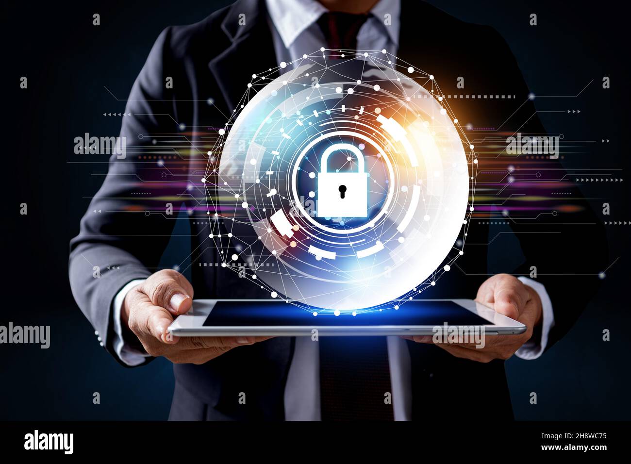 Trends of online connection metaverse businesses in 2022, hand of