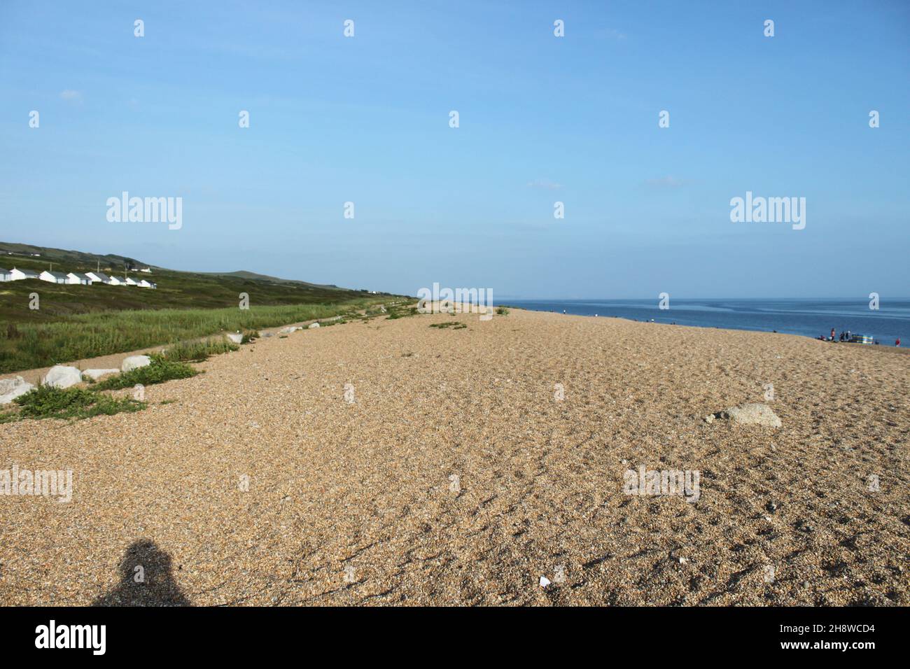 Chesil Beach. The England south west coast path. Jurassic Coast. Dorset