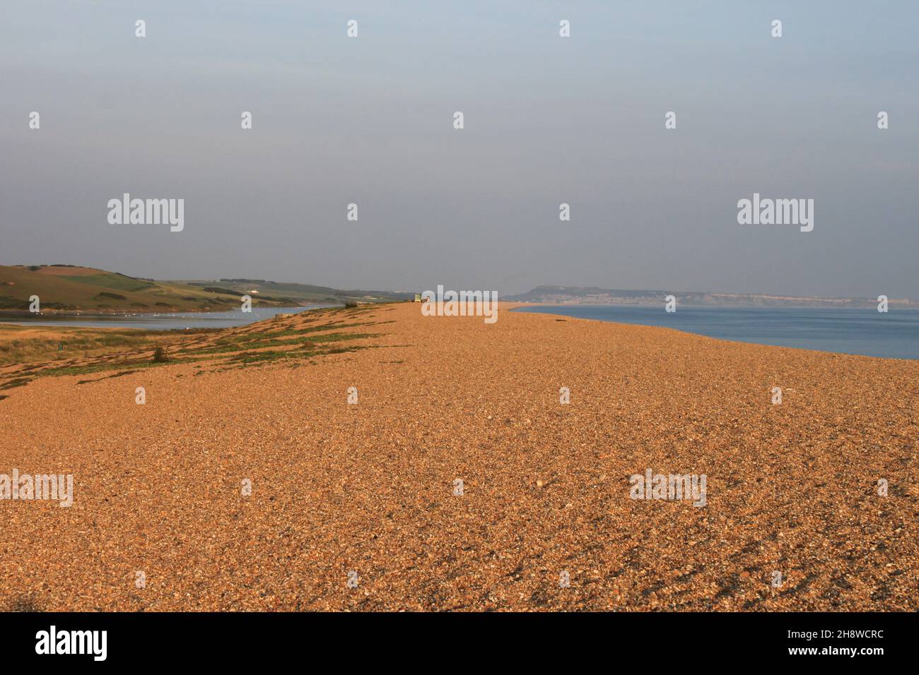 Chesil Beach. The England south west coast path. Jurassic Coast. Dorset