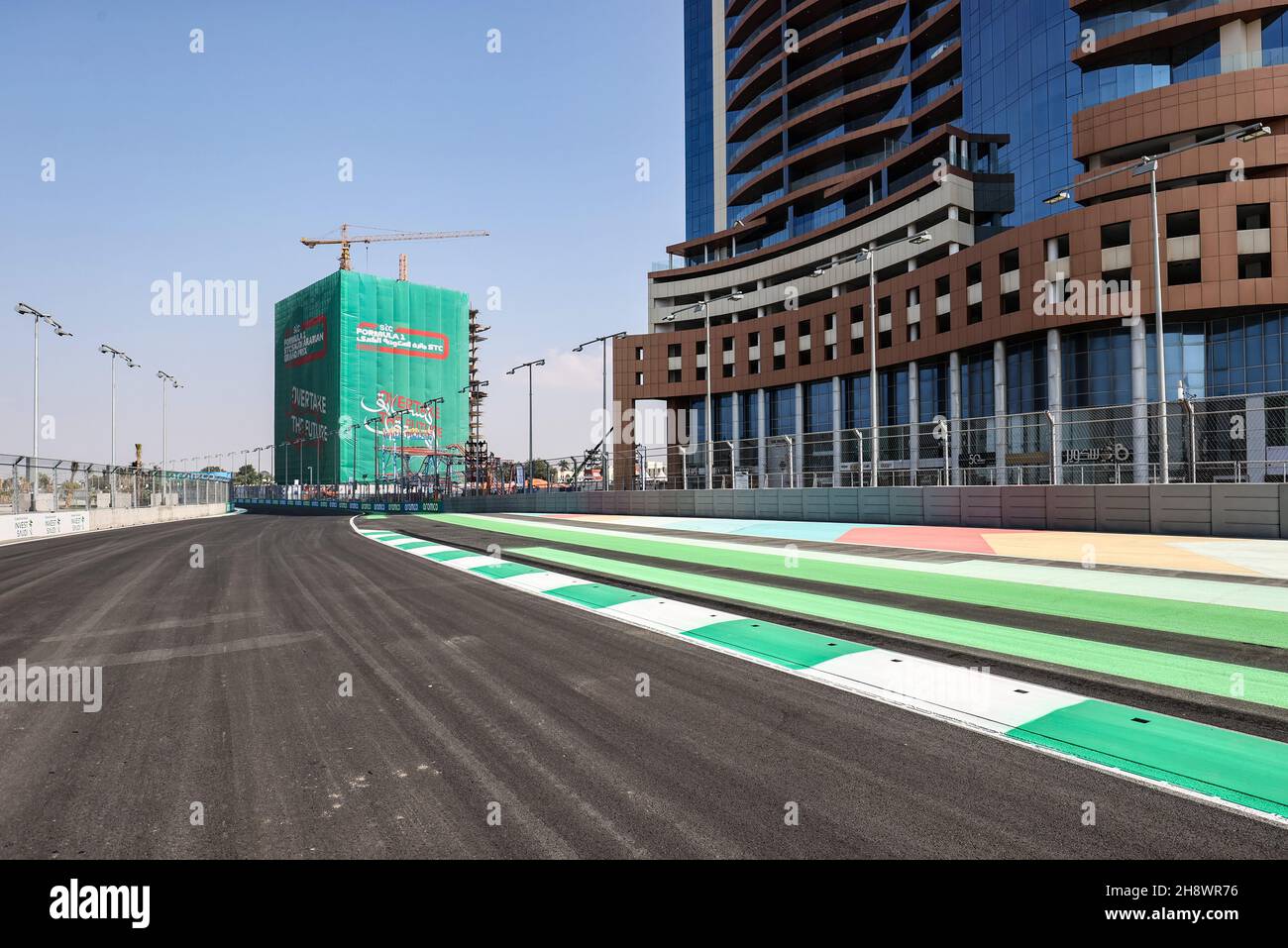 Jeddah, Saudi Arabia. 02nd Dec, 2021. Circuit atmosphere - track detail ...