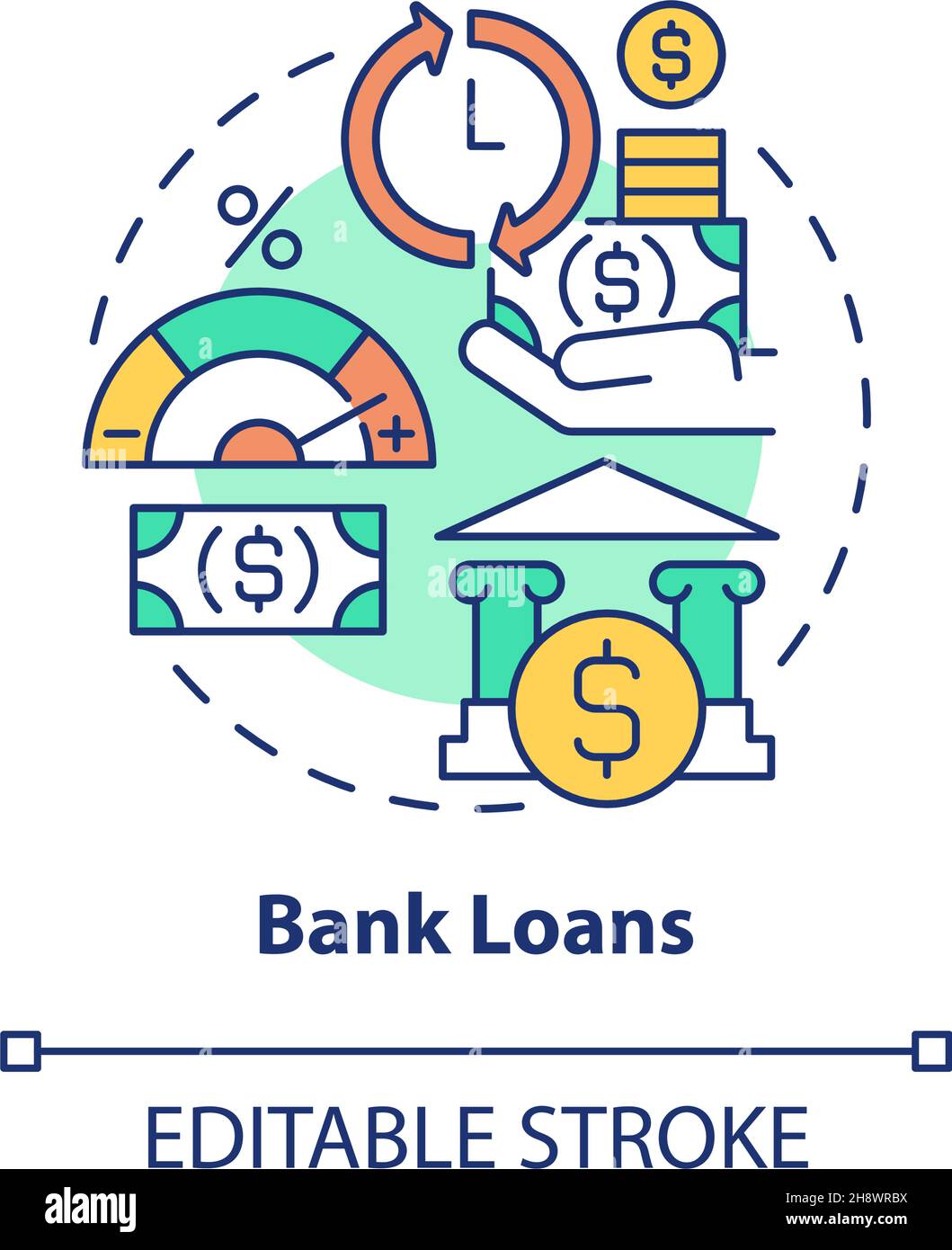 Small business loans Stock Vector Images - Alamy