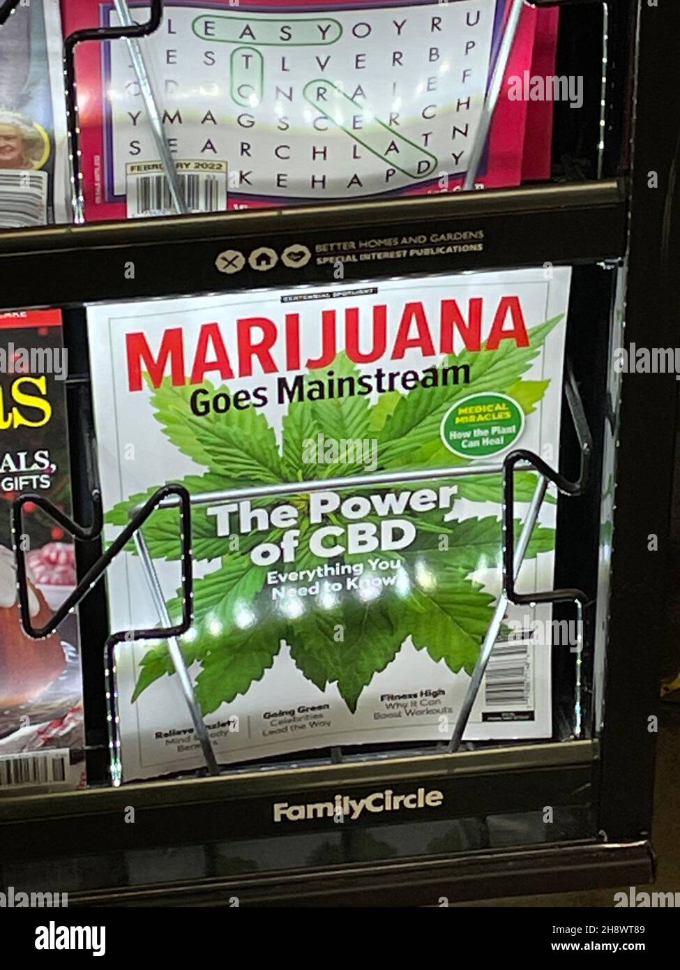 Hephzibah, Ga USA 12 02 21 KJs retail grocery store interior Stock