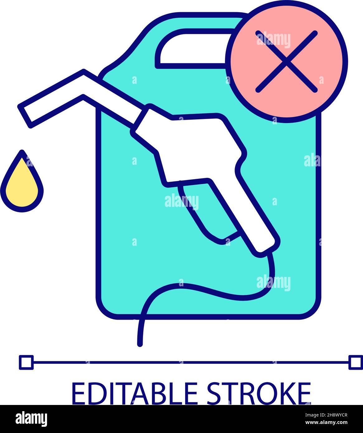 Reduce fuel usage Stock Vector Images Alamy