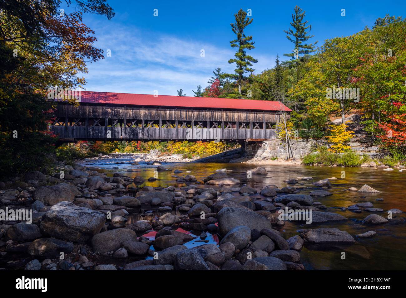 Albany covered bridge, Kancamagus Highway, near Conway, New Hampshire