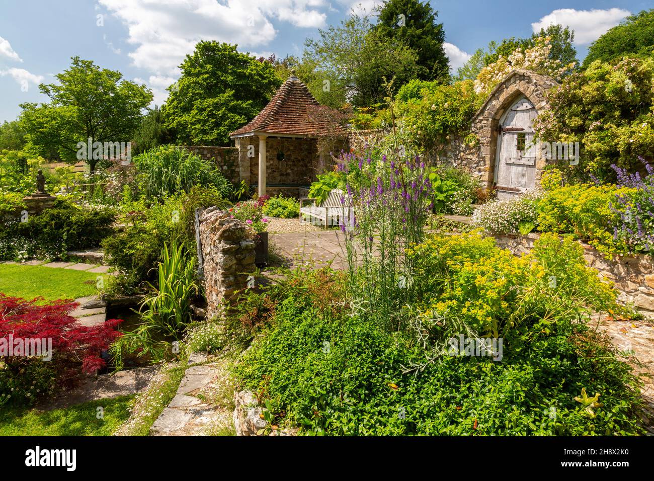 The Millennium Garden at Burrow Farm Garden – created by Mary Benger ...