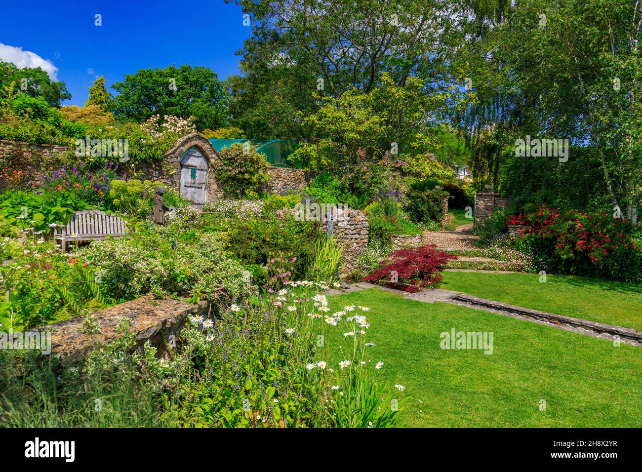 The Millennium Garden at Burrow Farm Garden – created by Mary Benger ...