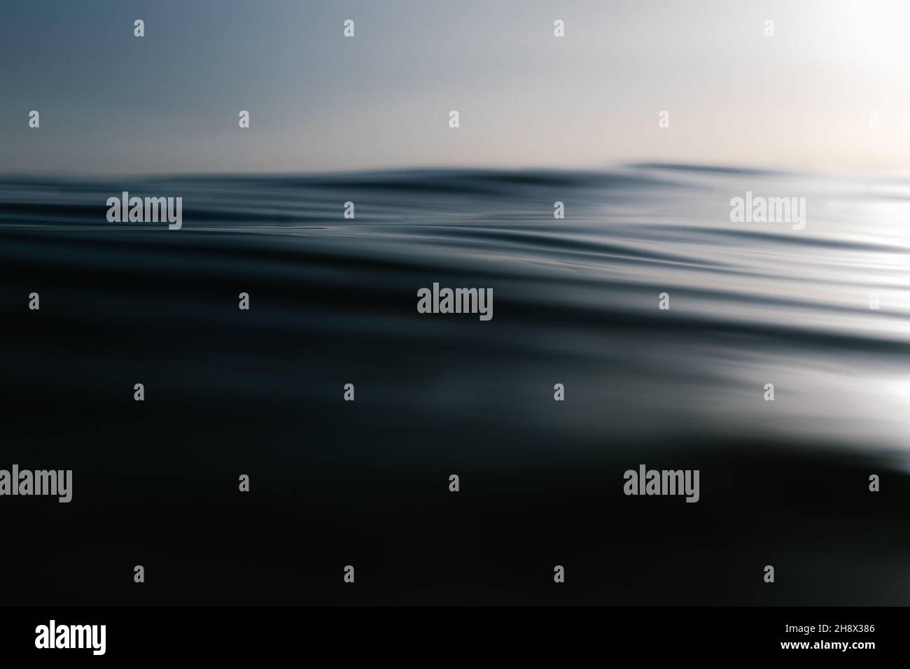 Tranquil seascape blue ocean hi-res stock photography and images - Alamy
