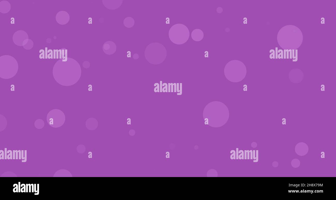 Vector image of bokeh effect over purple background with copy space ...