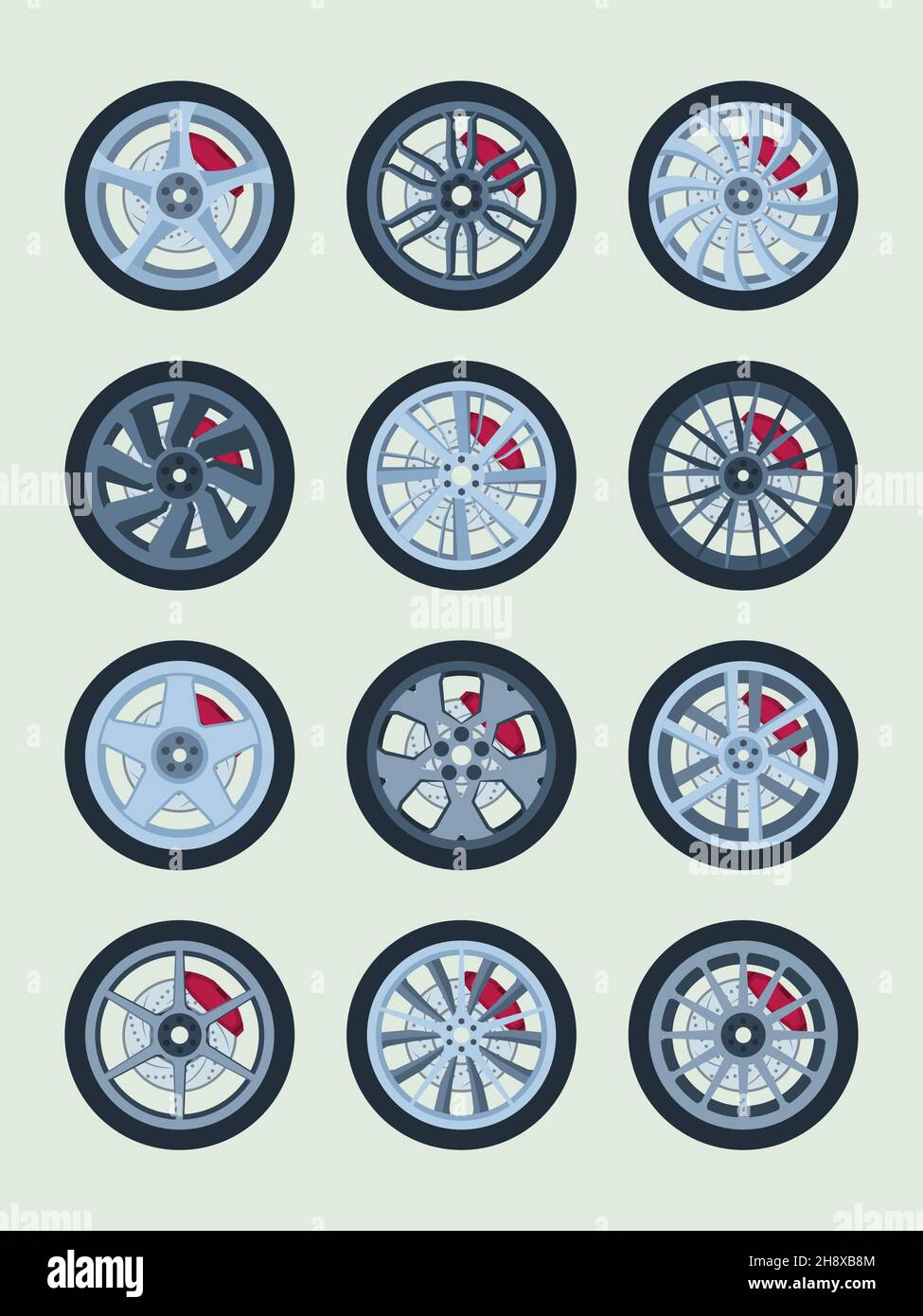 Rims Stock Vector Images Alamy