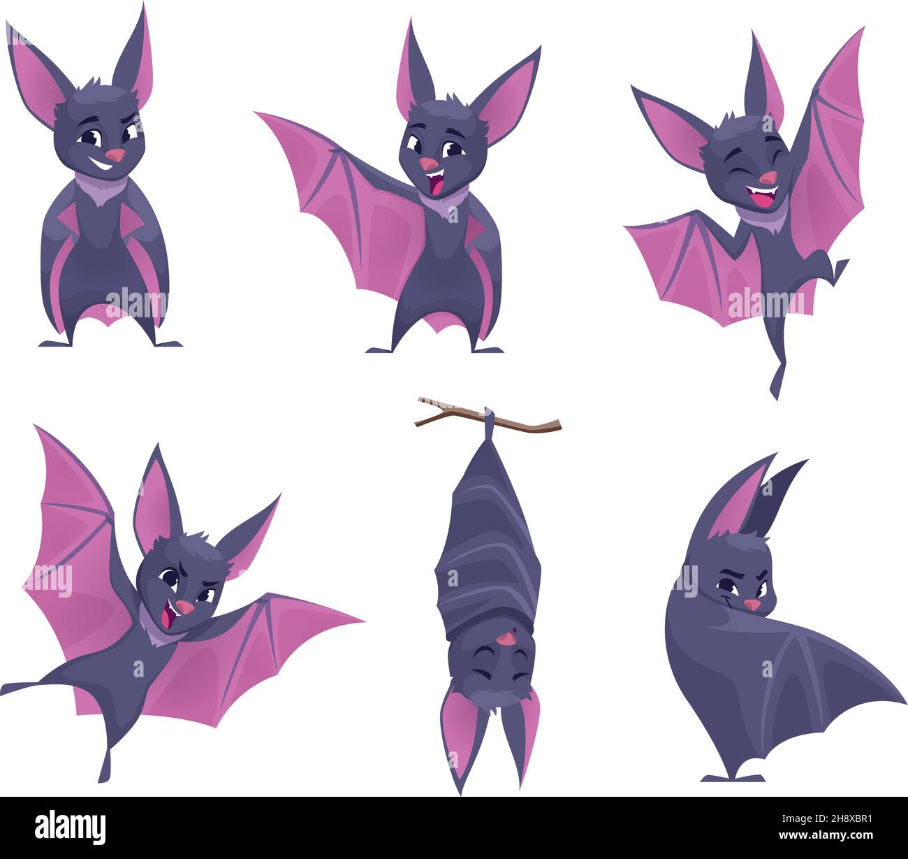 Bat. Night wild flying scary animals mouse vampire funny cute mammals