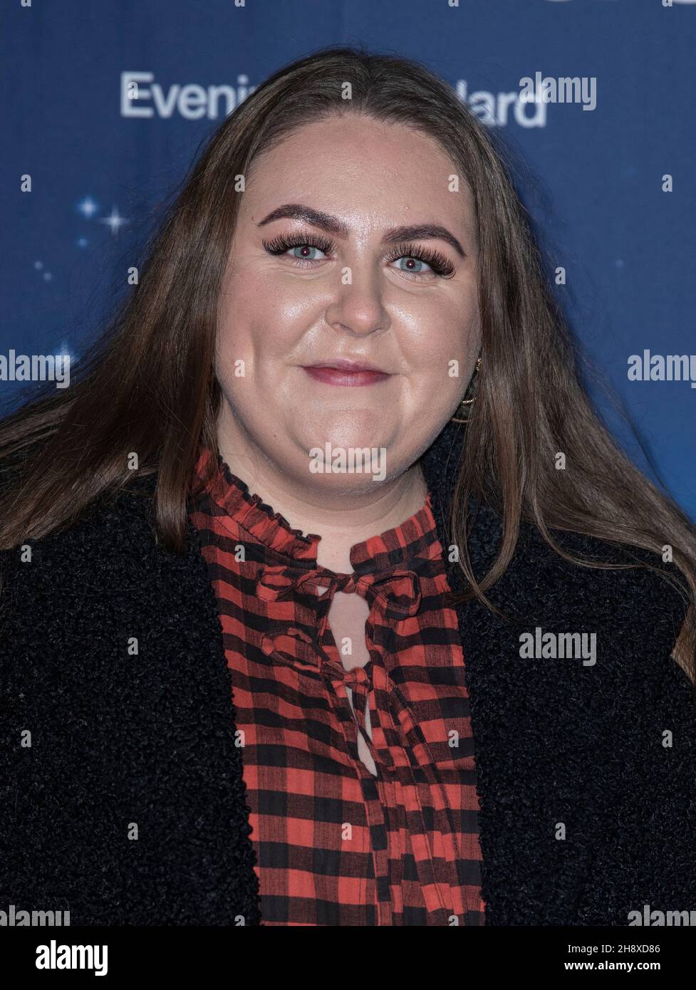 London, UK. 01st Dec, 2021. Clair Norris attends the Opening Performance of The Curious Incident of the Dog in the Night-Time in London. (Photo by Gary Mitchell/SOPA Images/Sipa USA) Credit: Sipa USA/Alamy Live News Stock Photo