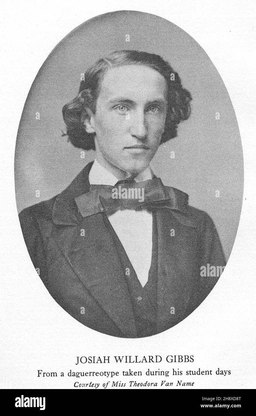 Josiah Willard Gibbs Stock Photo Alamy