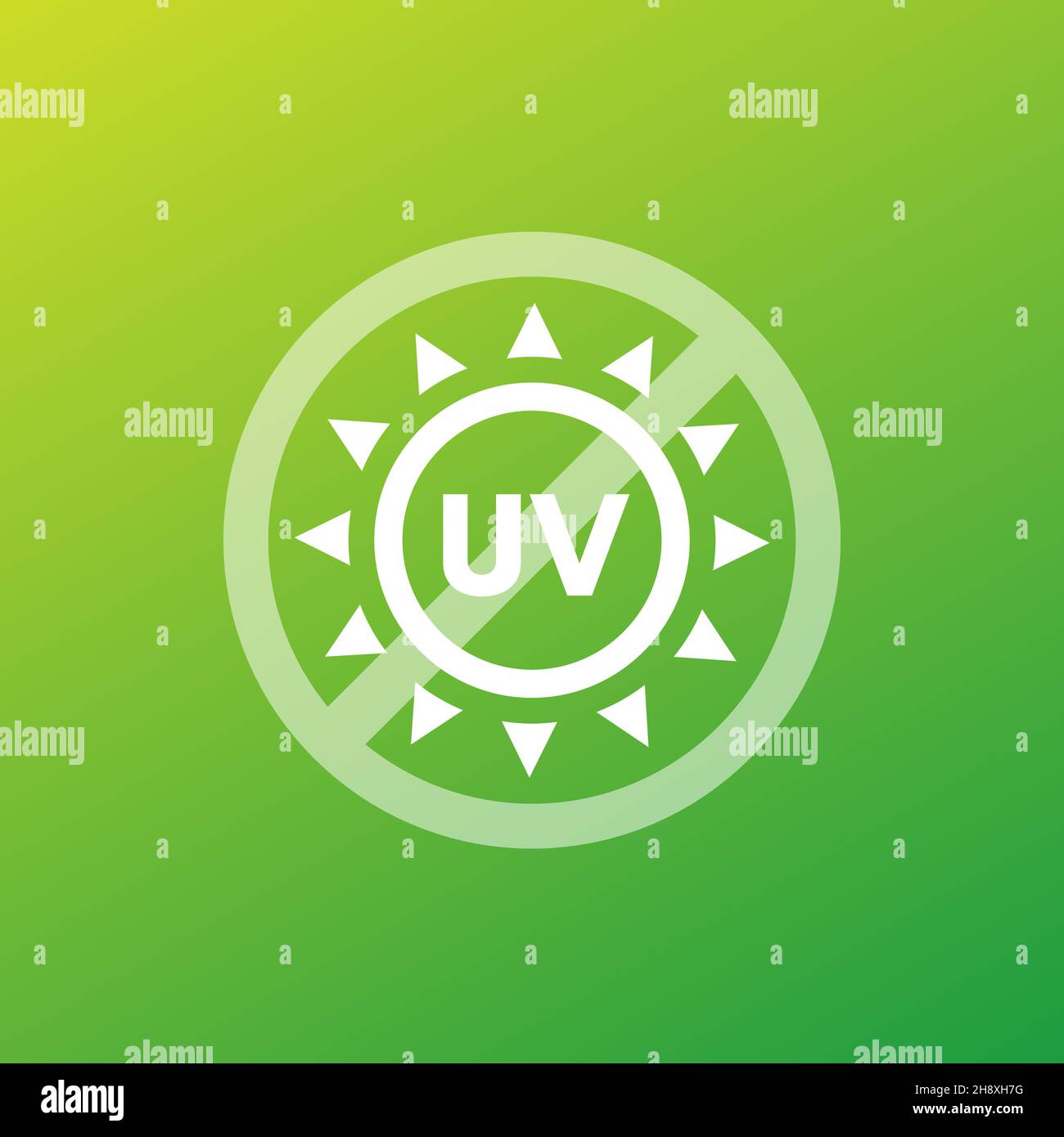 no UV radiation vector sign Stock Vector Image & Art Alamy