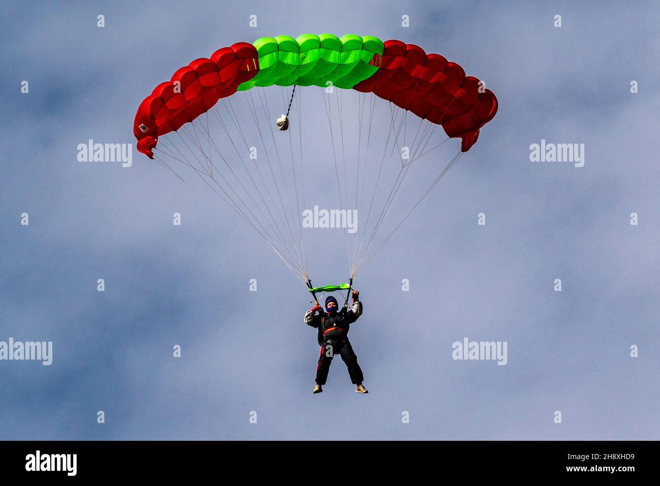 Skydiving in Raeford, NC Stock Photo