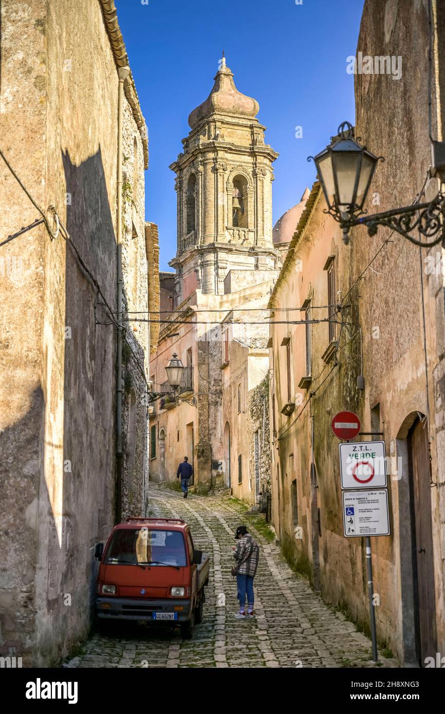 Chiesa di San Giuliano, Erice, Sizilien, Italien Stock Photo